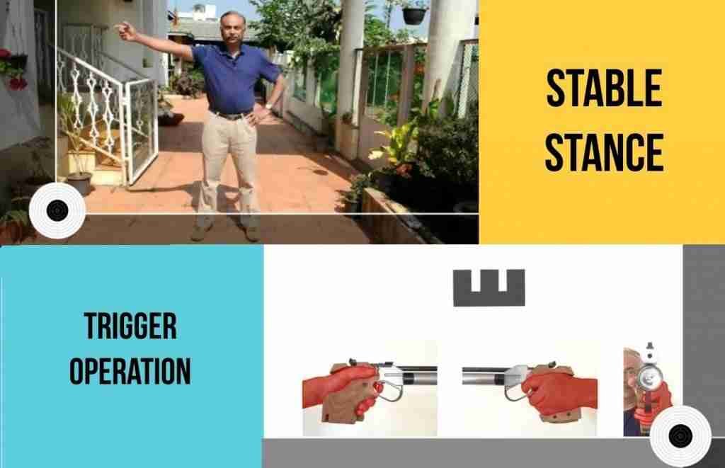 How Your Stable Stance Affects Your Trigger Operation In Air Pistol Shooting 1 How Your Stable Stance Affects Your Trigger Operation In Air Pistol Shooting