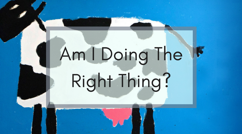Am I doing the right thing? 1 iamdoing