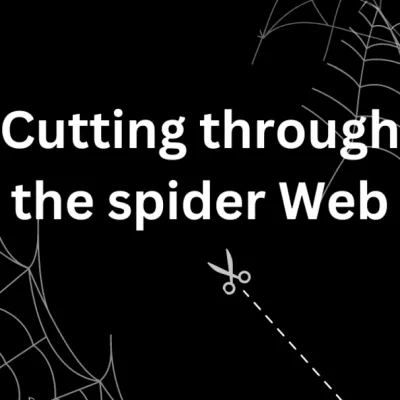 Cutting Through The Spider’s Web. 1 vlog cutting through the spider web 400x400 1